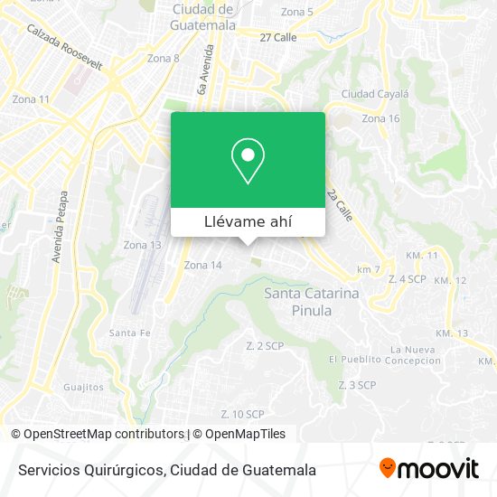 Mapa de Servicios Quirúrgicos