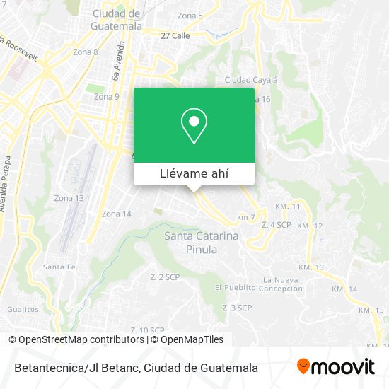 Mapa de Betantecnica/Jl Betanc
