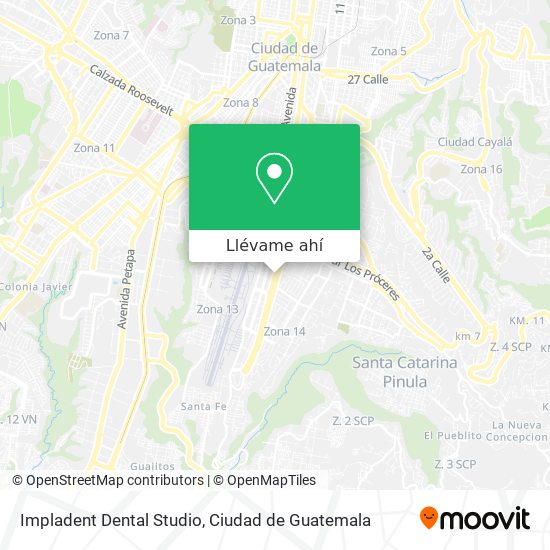 Mapa de Impladent Dental Studio