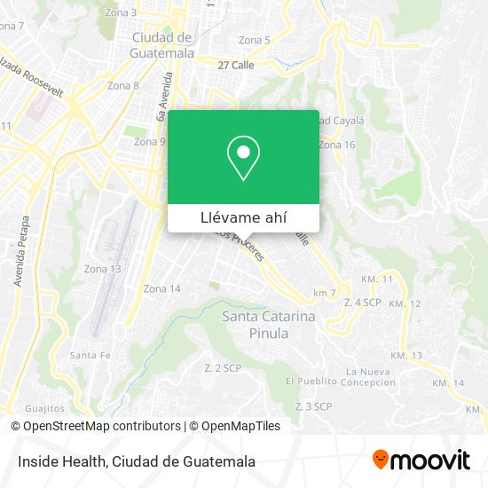 Mapa de Inside Health