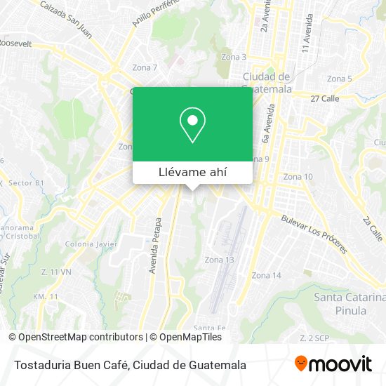 Mapa de Tostaduria Buen Café