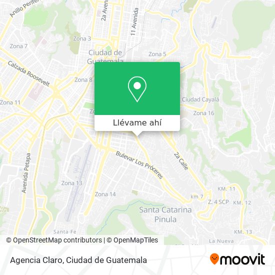 Mapa de Agencia Claro