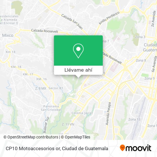 Mapa de CP10 Motoaccesorios or