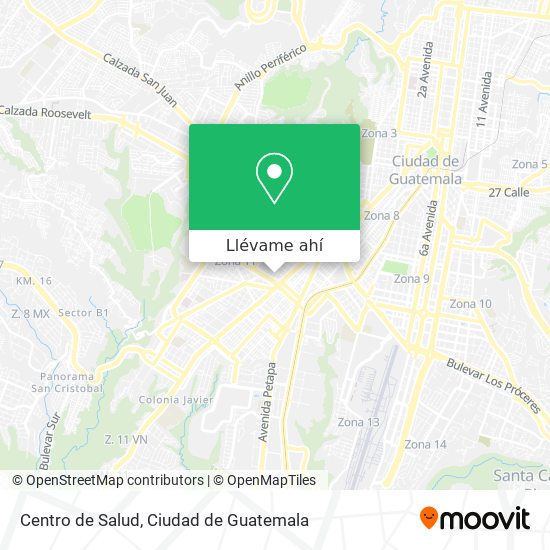 Mapa de Centro de Salud