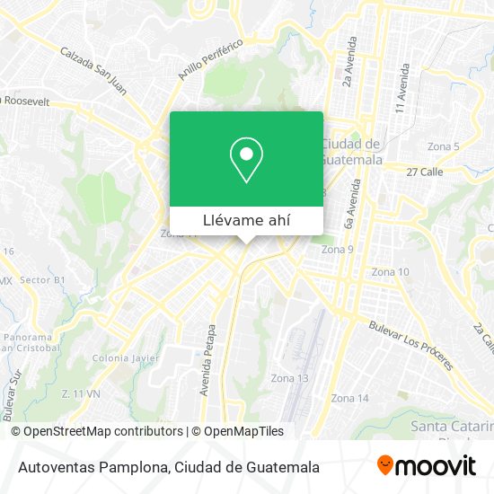 Mapa de Autoventas Pamplona