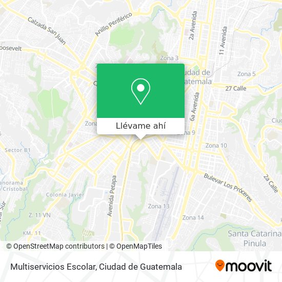 Mapa de Multiservicios Escolar