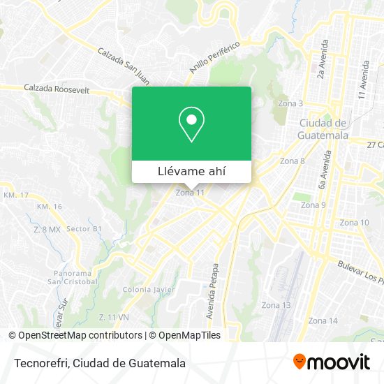 Mapa de Tecnorefri