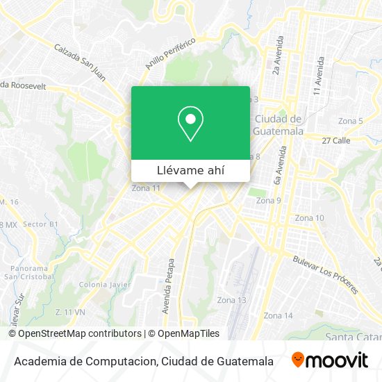 Mapa de Academia de Computacion