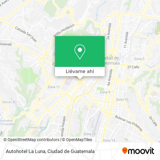 Mapa de Autohotel La Luna