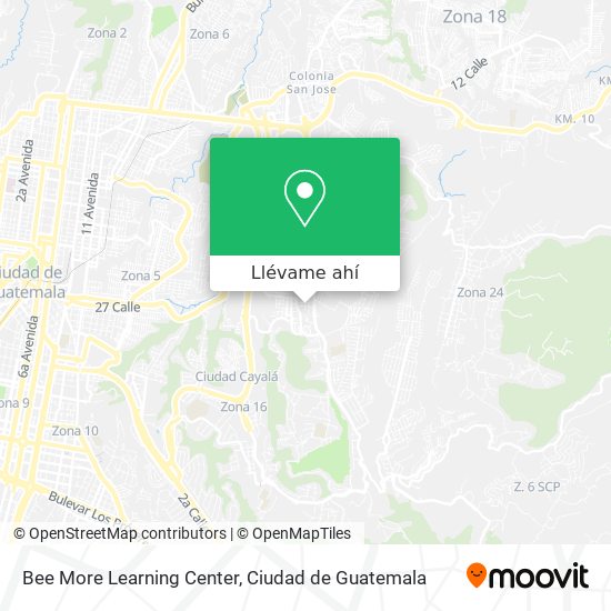 Mapa de Bee More Learning Center