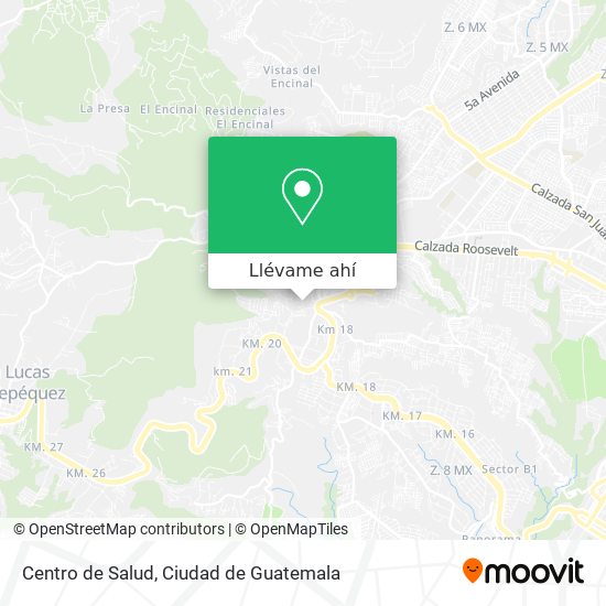 Mapa de Centro de Salud