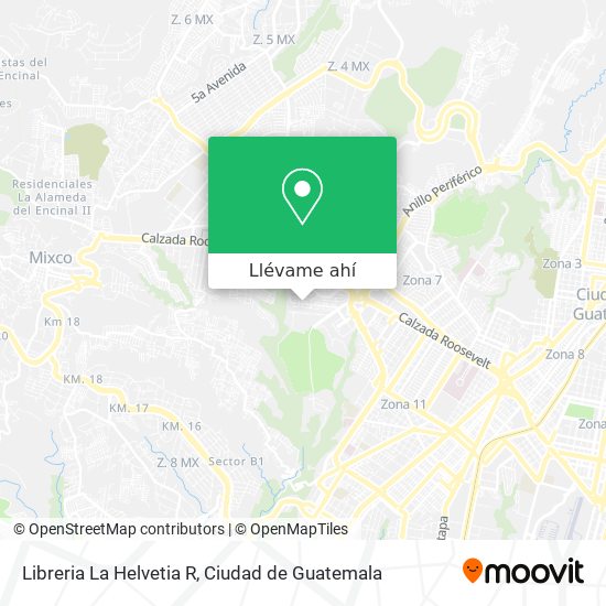 Mapa de Libreria La Helvetia R