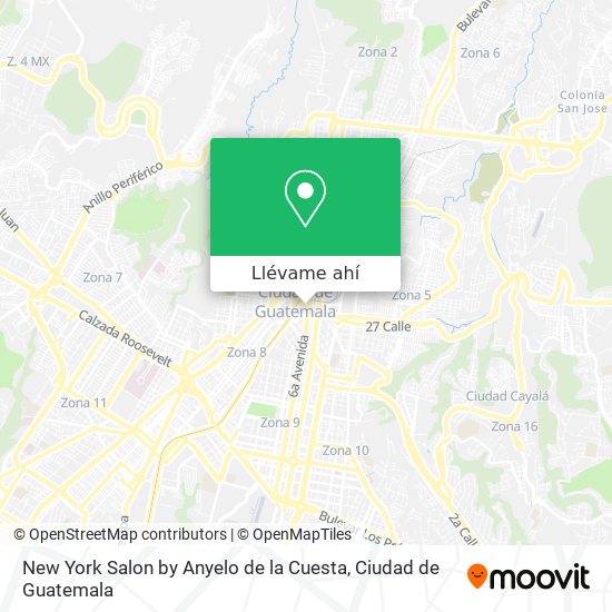 Mapa de New York Salon by Anyelo de la Cuesta