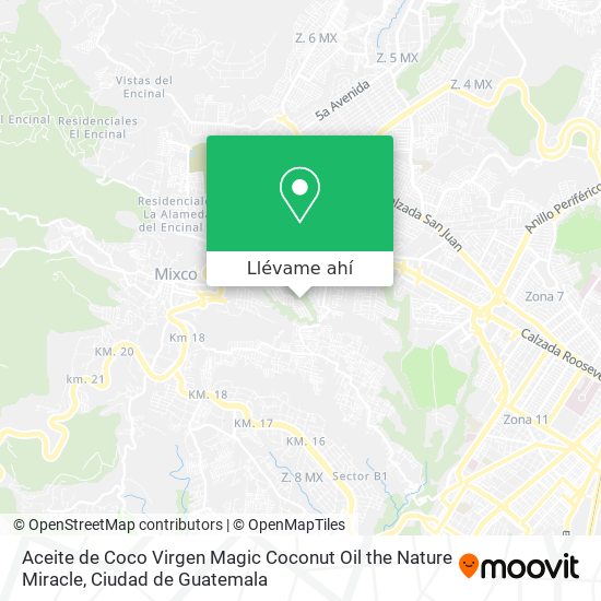 Mapa de Aceite de Coco Virgen Magic Coconut Oil the Nature Miracle