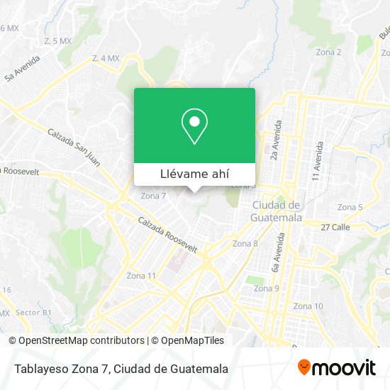 Mapa de Tablayeso Zona 7