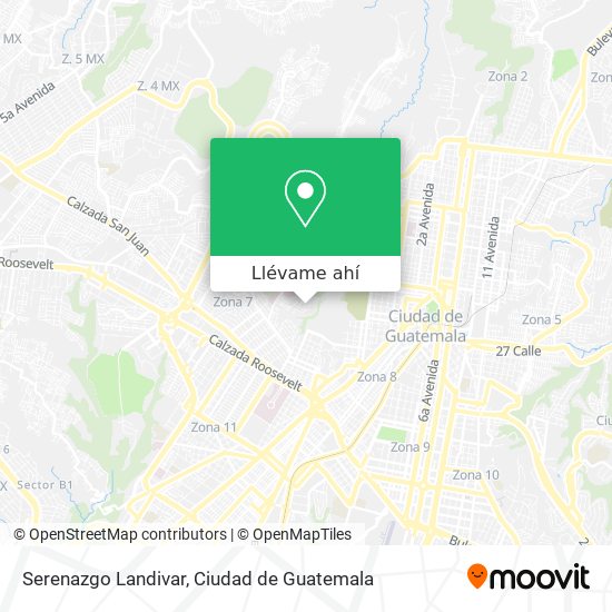 Mapa de Serenazgo Landivar