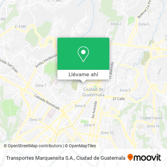 Mapa de Transportes Marquensita S.A.