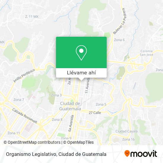 Mapa de Organismo Legislativo
