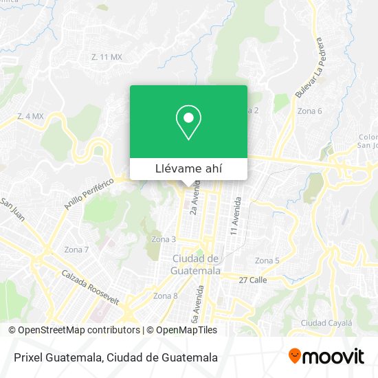 Mapa de Prixel Guatemala