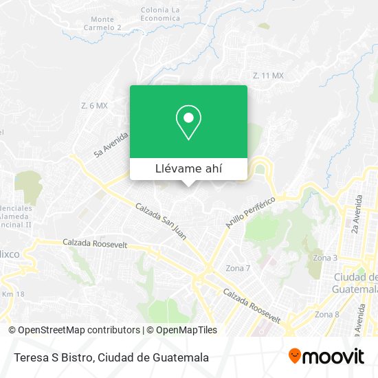 Mapa de Teresa S Bistro