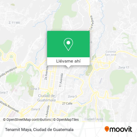 Mapa de Tenamit Maya