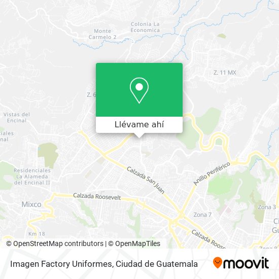 Mapa de Imagen Factory Uniformes