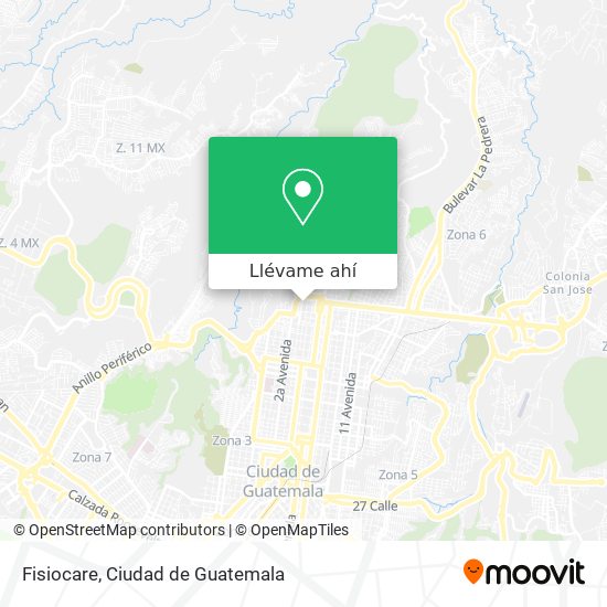 Mapa de Fisiocare