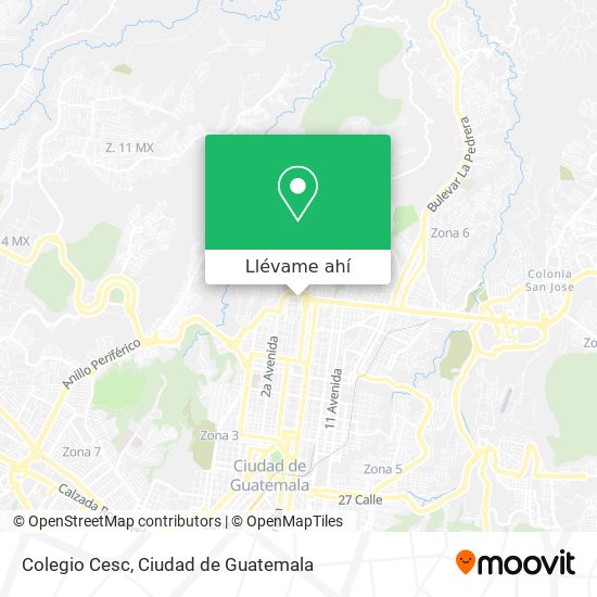 Mapa de Colegio Cesc