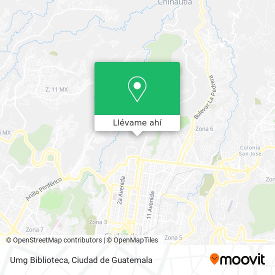 Mapa de Umg Biblioteca