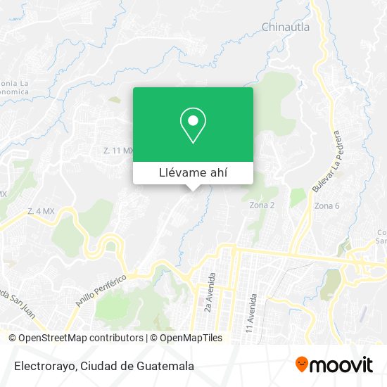 Mapa de Electrorayo