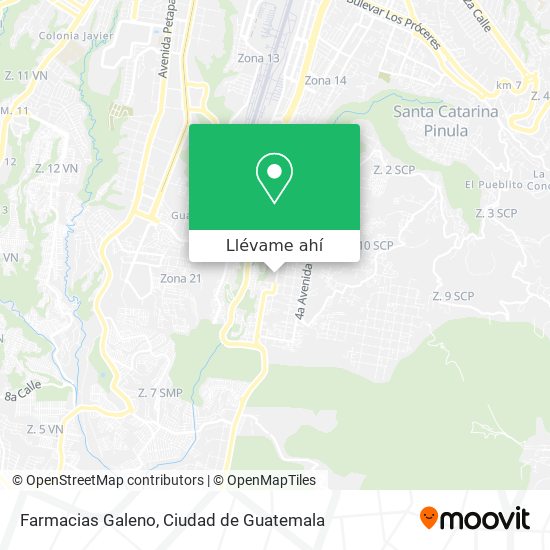 Mapa de Farmacias Galeno