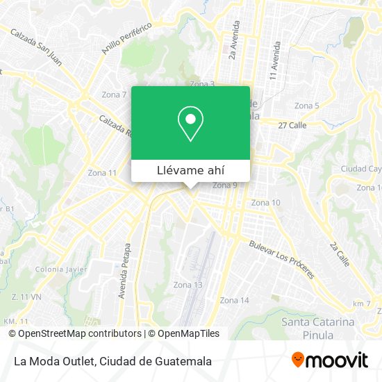 Mapa de La Moda Outlet