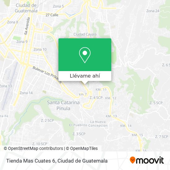 Mapa de Tienda Mas Cuates 6