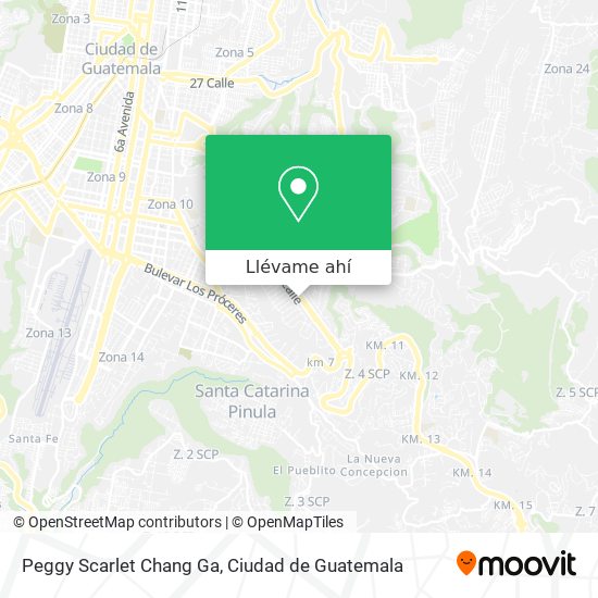 Mapa de Peggy Scarlet Chang Ga