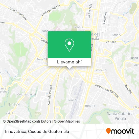 Mapa de Innovatrica