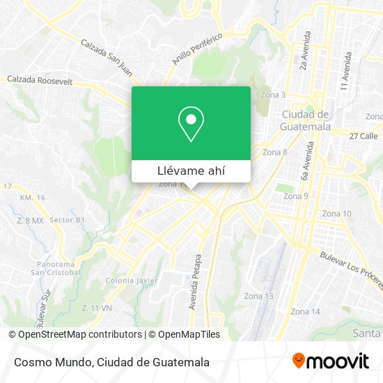 Mapa de Cosmo Mundo