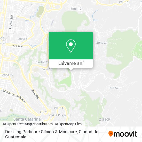 Mapa de Dazzling Pedicure Clínico & Manicure