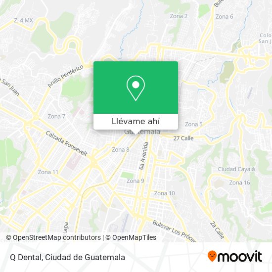 Mapa de Q Dental