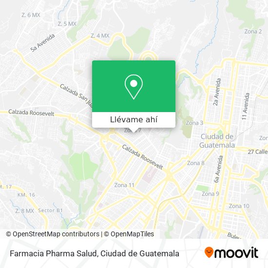 Mapa de Farmacia Pharma Salud