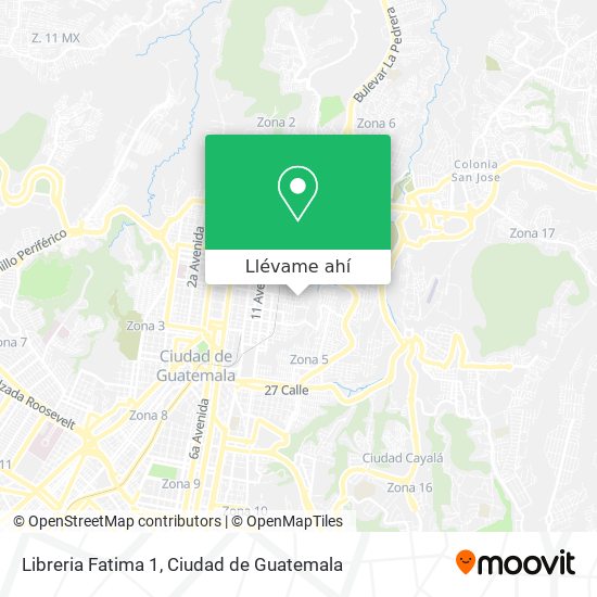 Mapa de Libreria Fatima 1