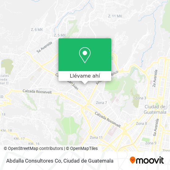 Mapa de Abdalla Consultores Co