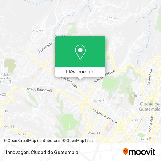 Mapa de Innovagen