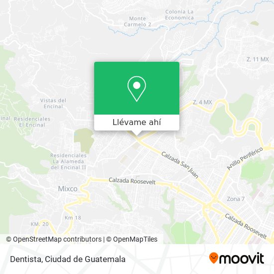 Mapa de Dentista