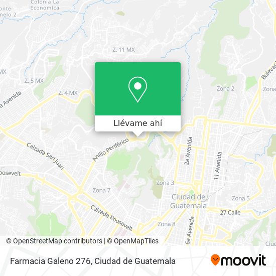 Mapa de Farmacia Galeno 276