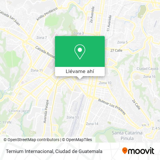 Mapa de Ternium Internacional