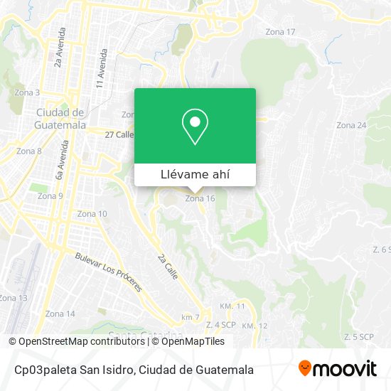 Mapa de Cp03paleta San Isidro