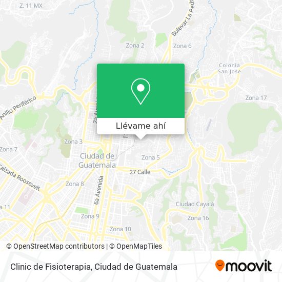 Mapa de Clinic de Fisioterapia