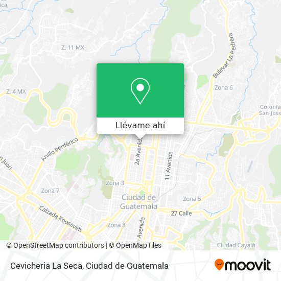 Mapa de Cevicheria La Seca