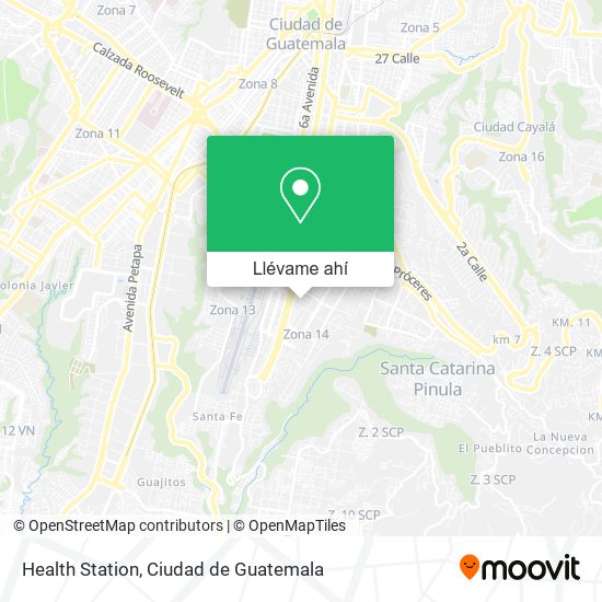 Mapa de Health Station