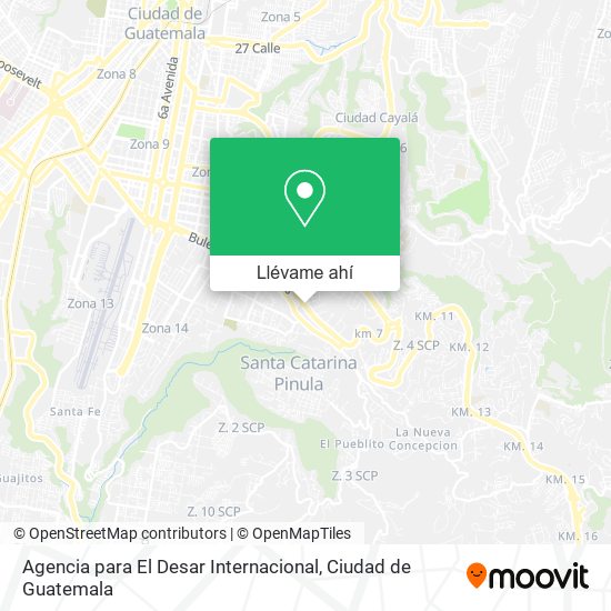 Mapa de Agencia para El Desar Internacional